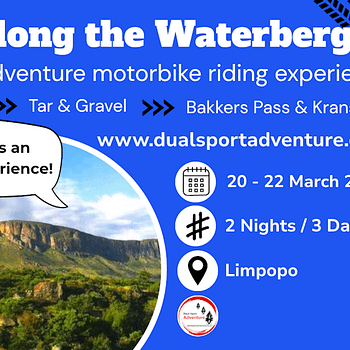 Along the Waterberg Adventure Motorbike Tour: 20 - 22 March 2027