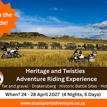 DSA Heritage and Twisties Adventure Motorcycle Tour: 24 - 28 April 2027