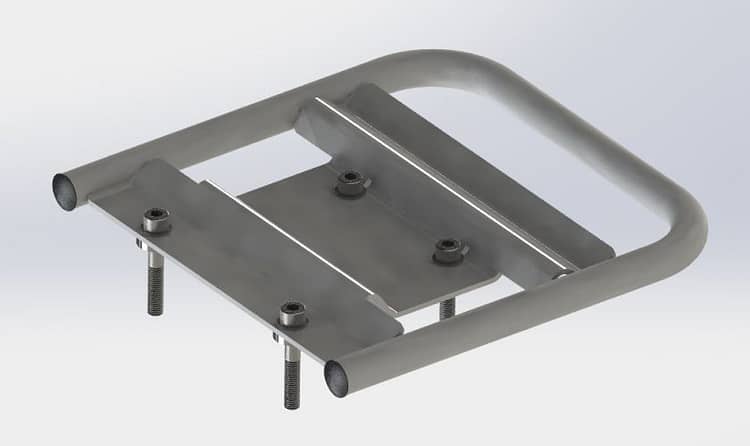 Top box Adaptor Plate F 800 - Motorradical